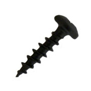 CSH Wood Screw, #6, 5/8 in, Black Stainless Steel Pan Head Phillips Drive, 25000 PK 0.PPC06058B